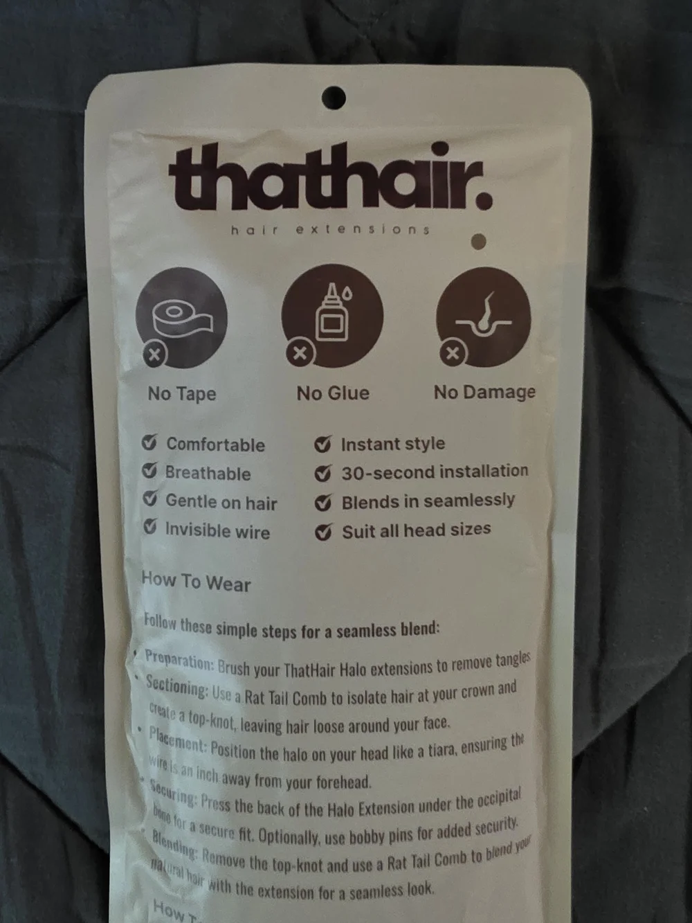 Thathair Dark Brown Hair Extensions